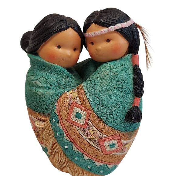 Vtg Friends Of The Feather Figurines Enesco Lot Beauty Hug Love For Many Moons - Picture 6 of 16